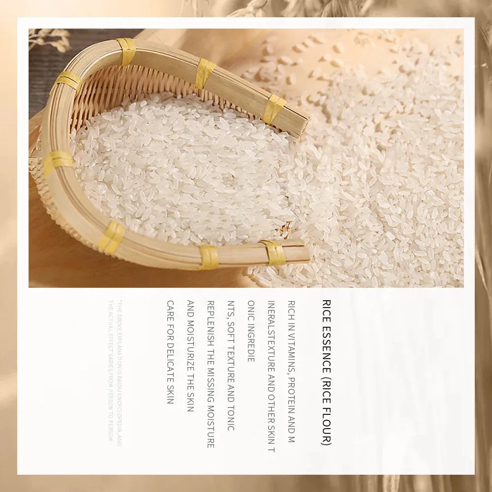 1 / 2 / 3 Piece Hydrating Rice Serum With Hyaluronic Acid