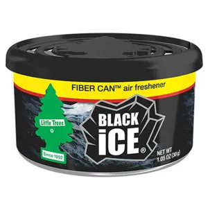 1 Pc Little Trees Fiber Can Air Freshener Black Ice Scent Home Office Car Aroma