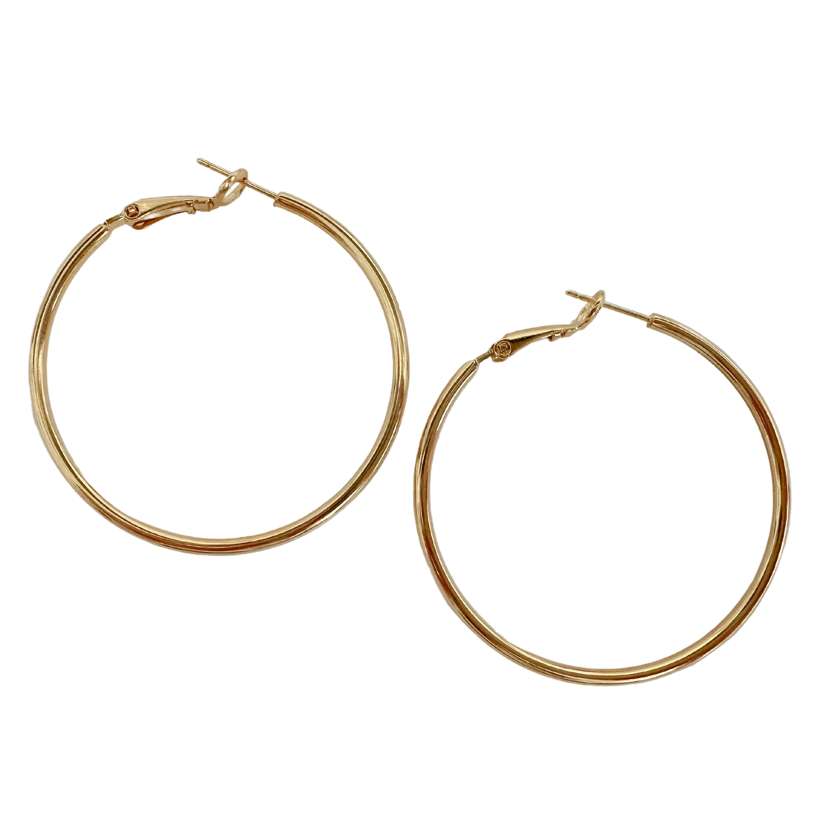 14K Gold Dipped Hoops