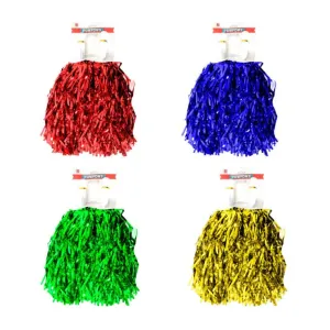 2 Pack Pom Poms Various Colours