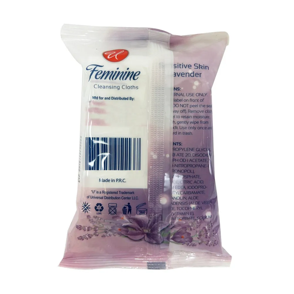 240ct Wet Wipes Lavender Paraben & Alcohol Free Sensitive Skin Soothing Cleanser