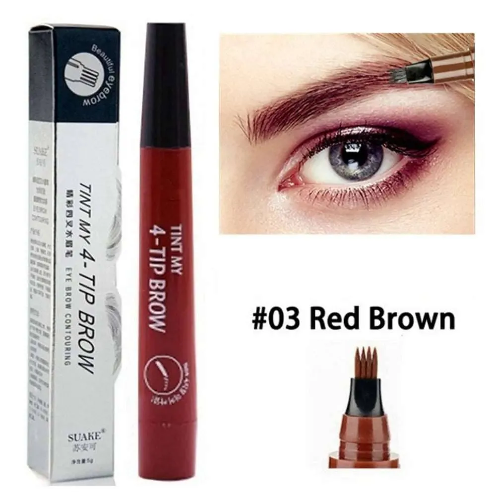 4 Point Eyebrow Pencil - Waterproof and Long-Lasting