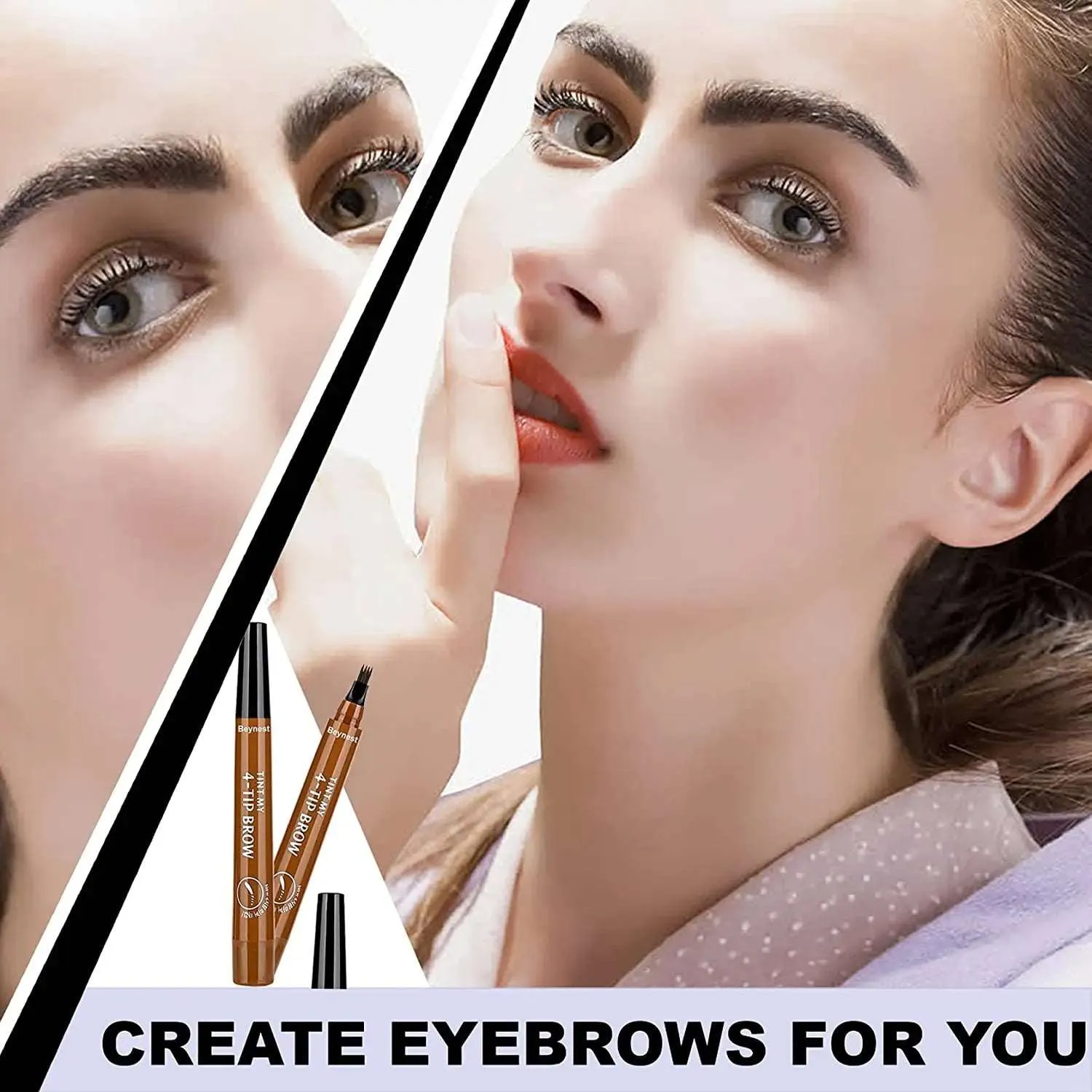 4 Point Eyebrow Pencil - Waterproof and Long-Lasting