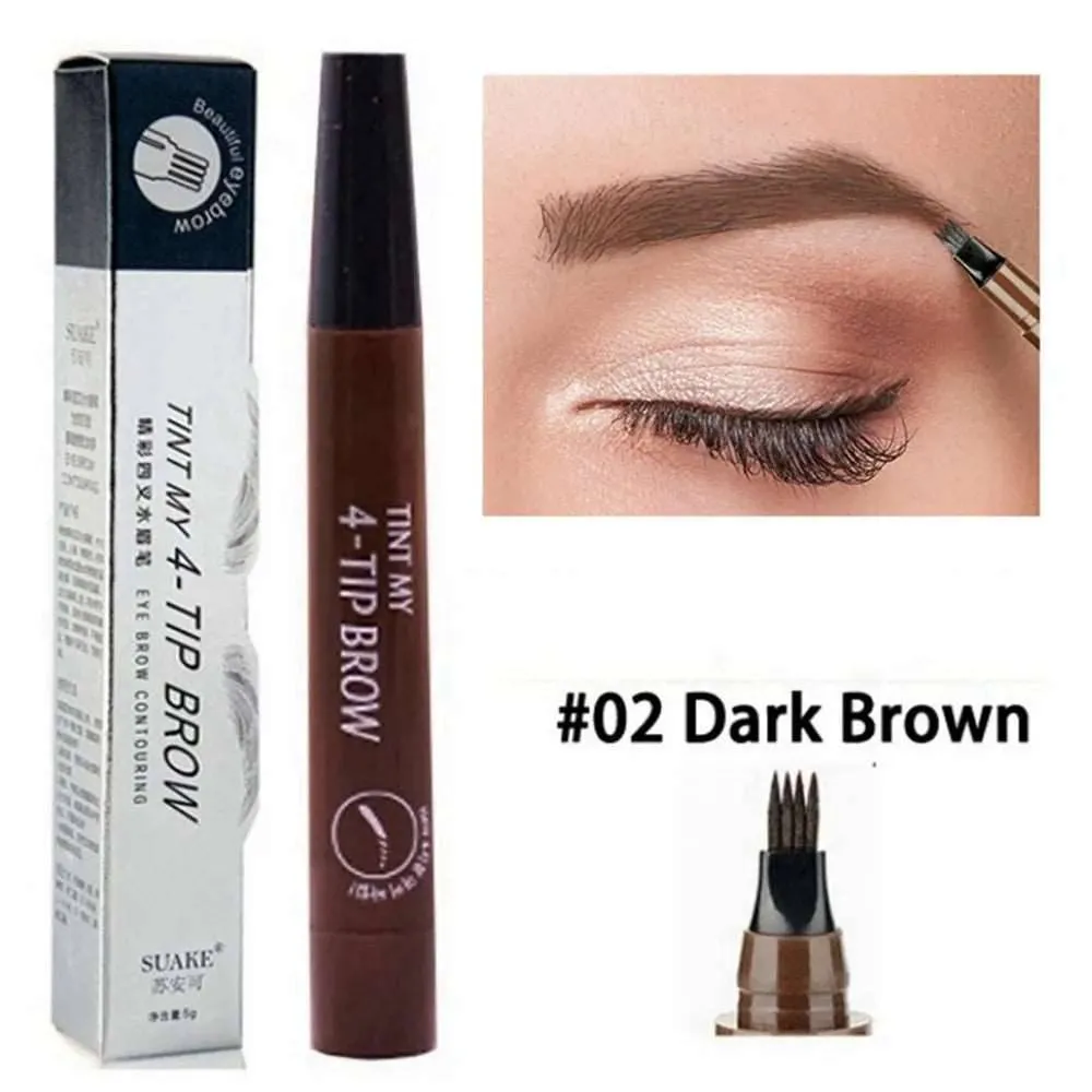 4 Point Eyebrow Pencil - Waterproof and Long-Lasting