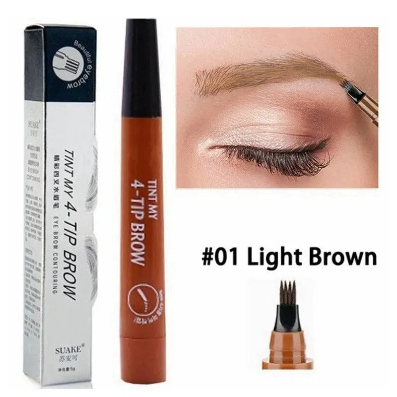 4 Point Eyebrow Pencil - Waterproof and Long-Lasting