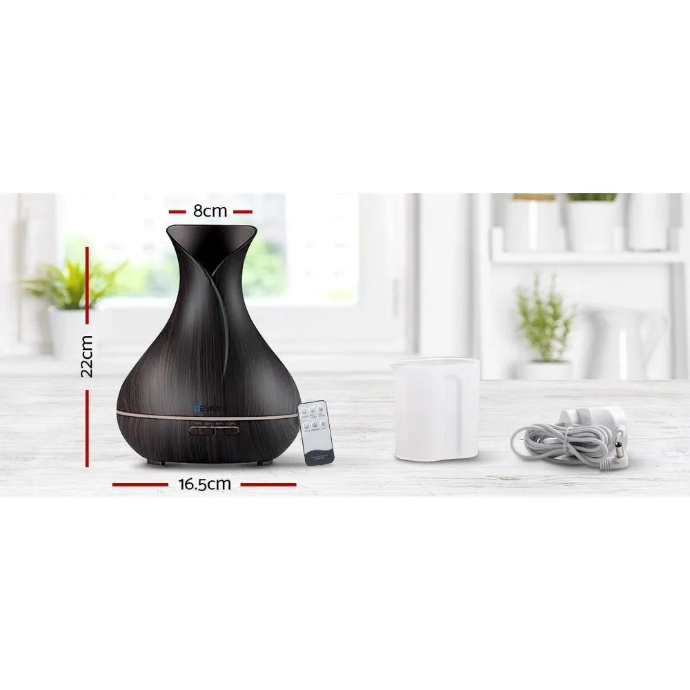 Aromatherapy Aroma Humidifier Essential Oil Diffuser  - Dark Wood
