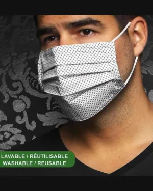 Au Noir Face Mask AN75-DION, Style White / Grey