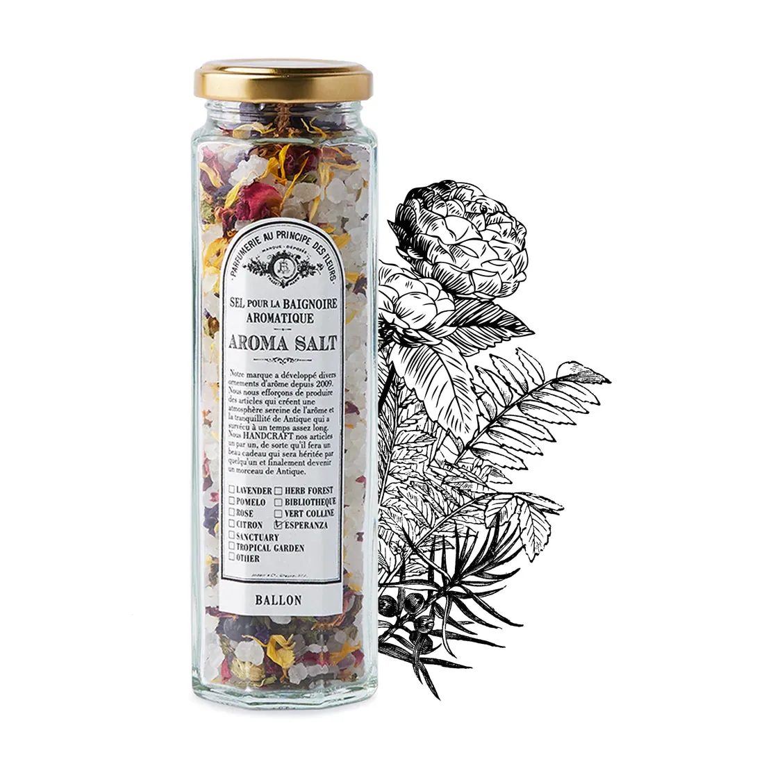BALLON Apothecary Aroma Bath Salt - Esperanza