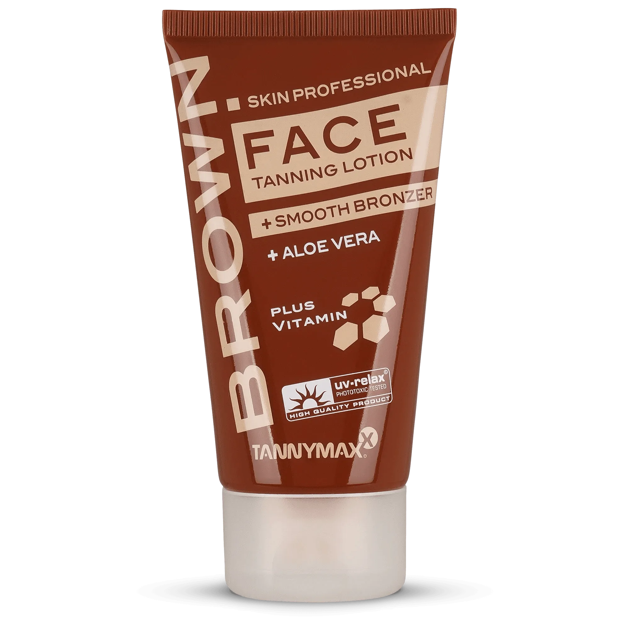 Brown Face Tanning Lotion   Smooth Bronzer 50ml