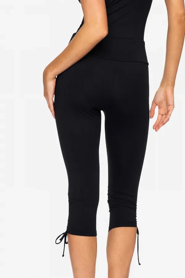 Cosmopolitan Capri Swim Pant Black