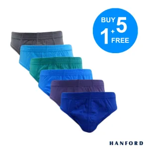 Hanford Kids/Teens Regular Cotton Inside Garter Briefs - Assorted Colors (Buy5 1Free)