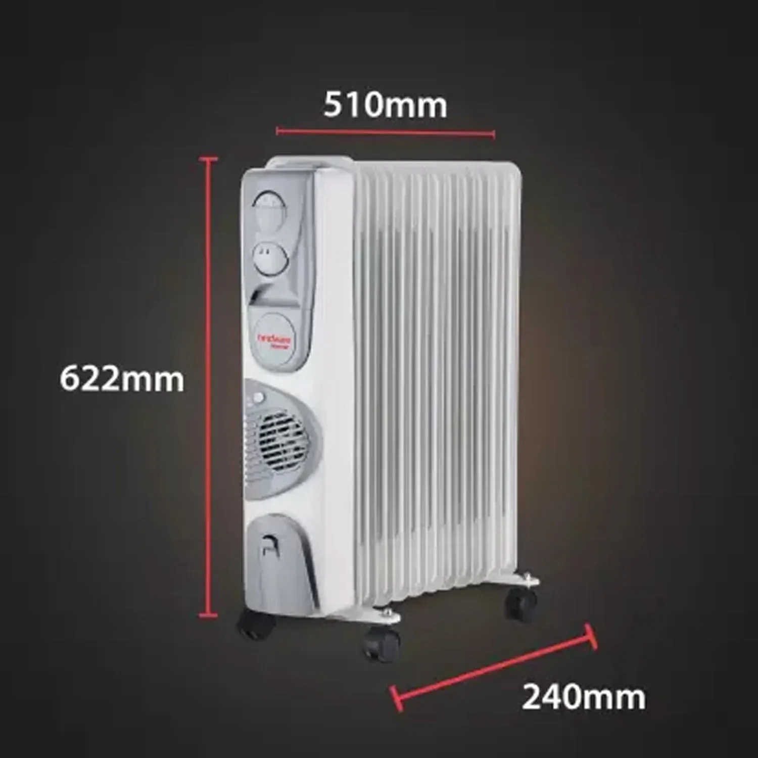 Hindware Salome 09 Fin OFR Oil Filled Room Heater