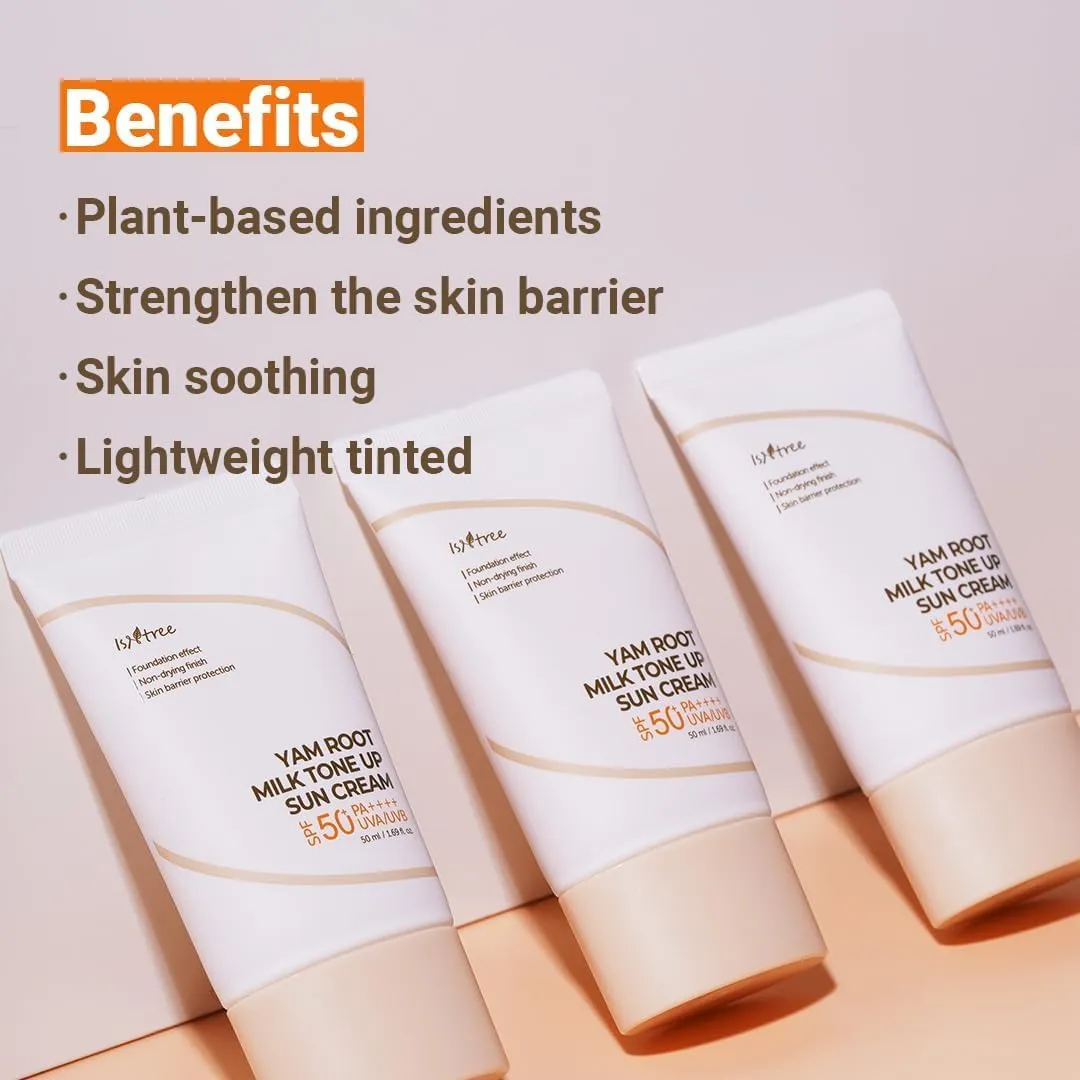 IsNtree Yam Root Milk Tone Up Sun Cream SPF 50  PA    