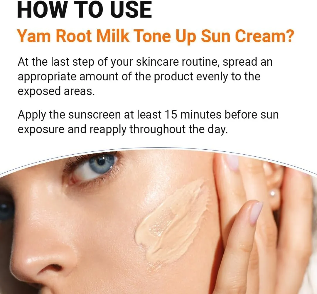 IsNtree Yam Root Milk Tone Up Sun Cream SPF 50  PA    