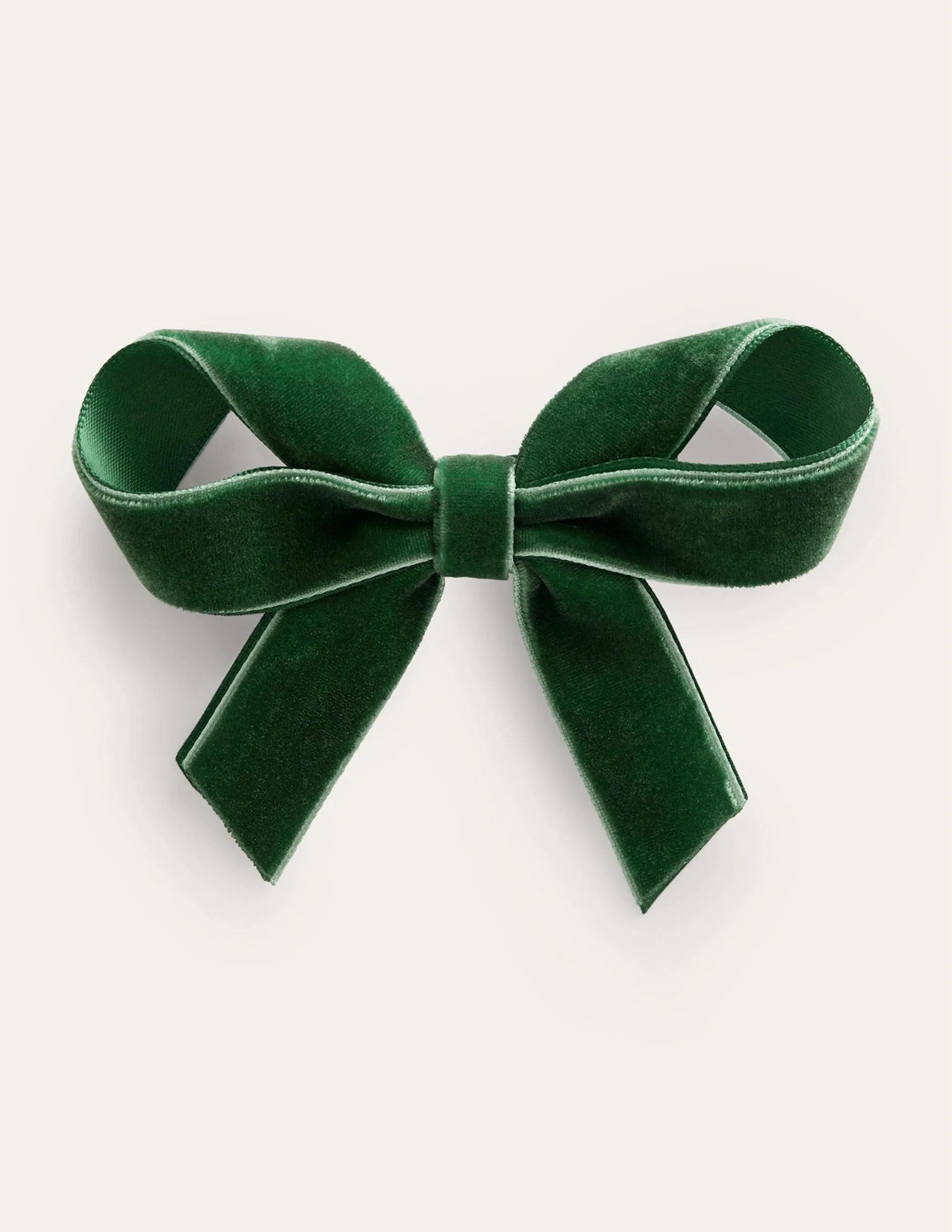 Large Bow Hair Clip-Rich Emerald