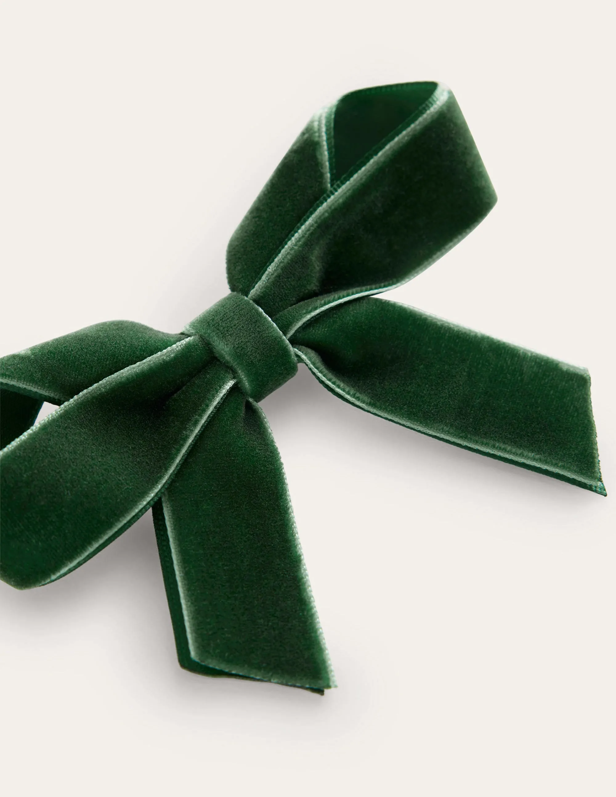 Large Bow Hair Clip-Rich Emerald