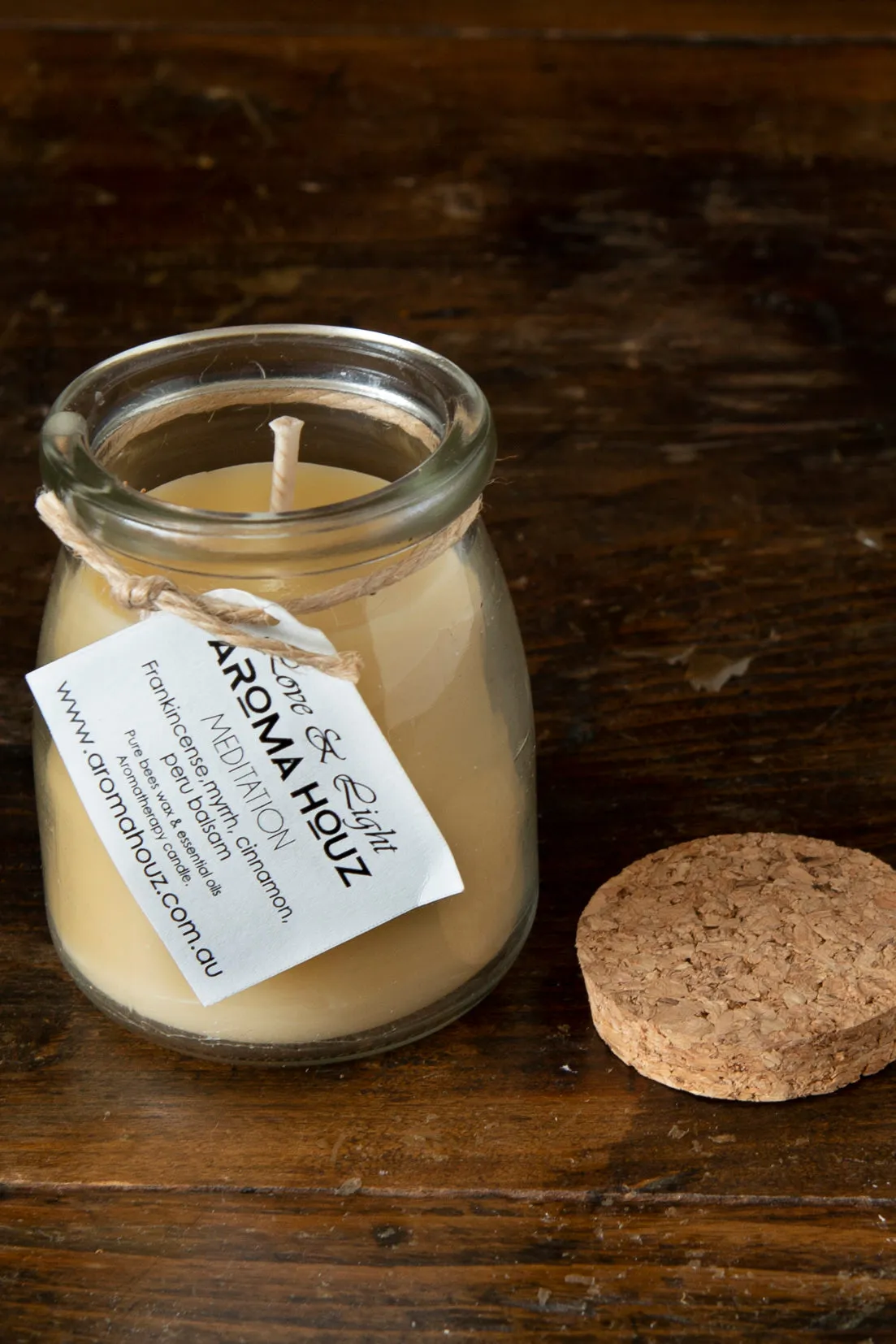 Love Essential Oil - Coconut & Beeswax Candle