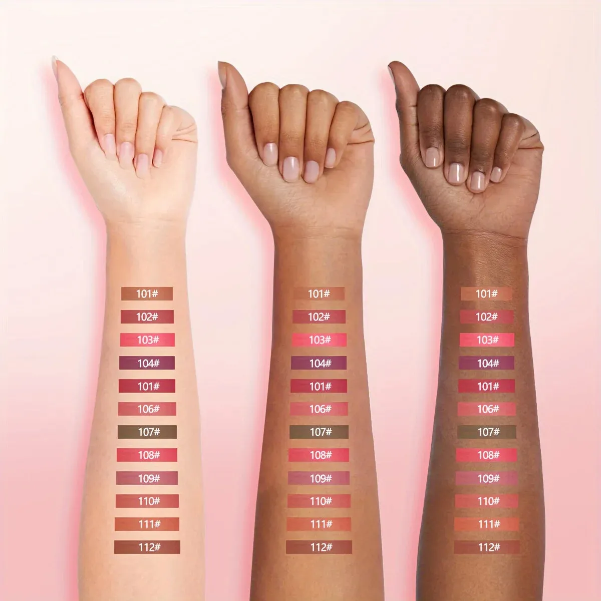 Matte Lip Liner Pencil Set Waterproof Long Lasting