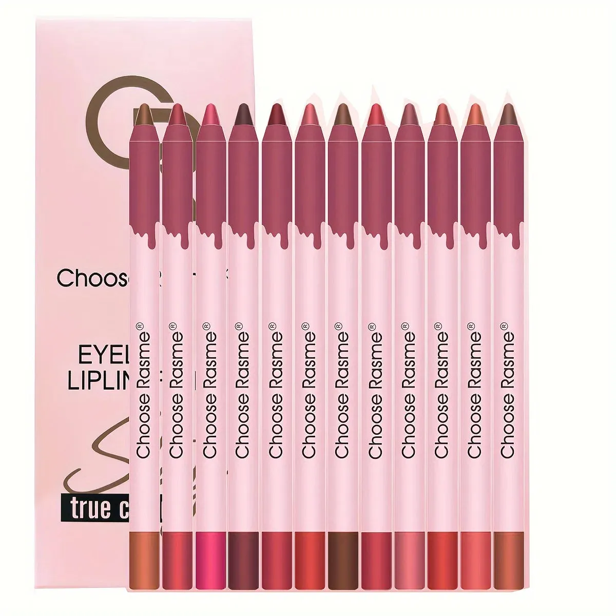 Matte Lip Liner Pencil Set Waterproof Long Lasting