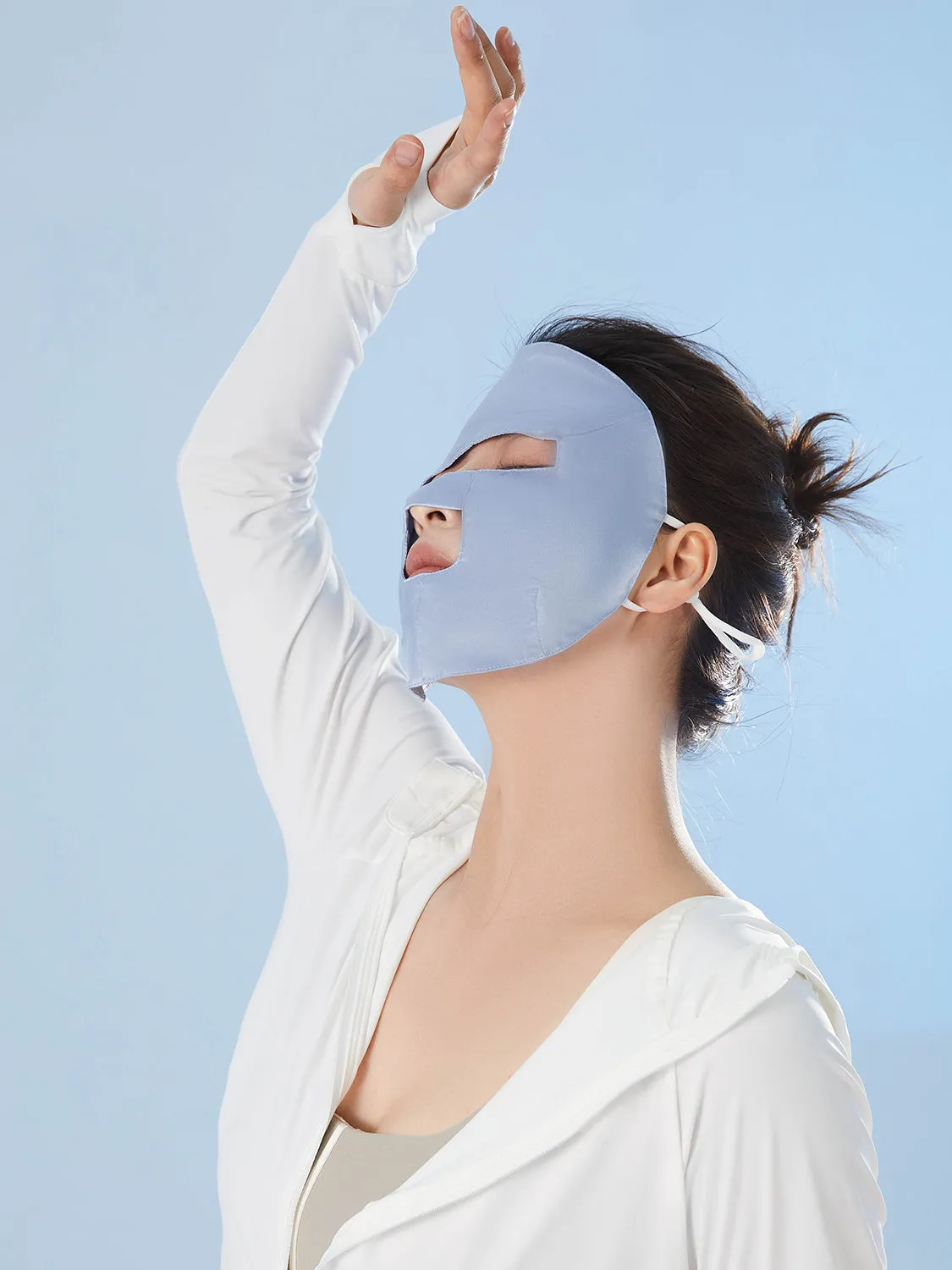 MDOG Silk Sunscreen Full Face Mask Facekini UPF50 