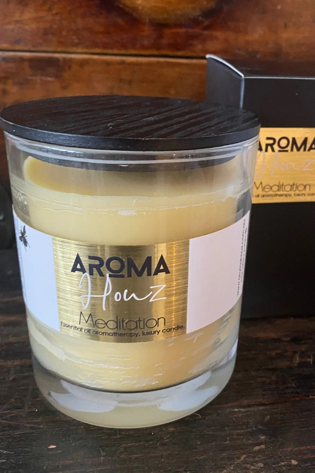 Meditation Essential Oil - Coconut & Beeswax Candle