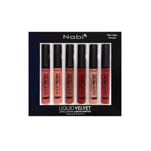MLL6A - Liquid Velvet Long Lasting Lip Gloss 6PCS/PACK