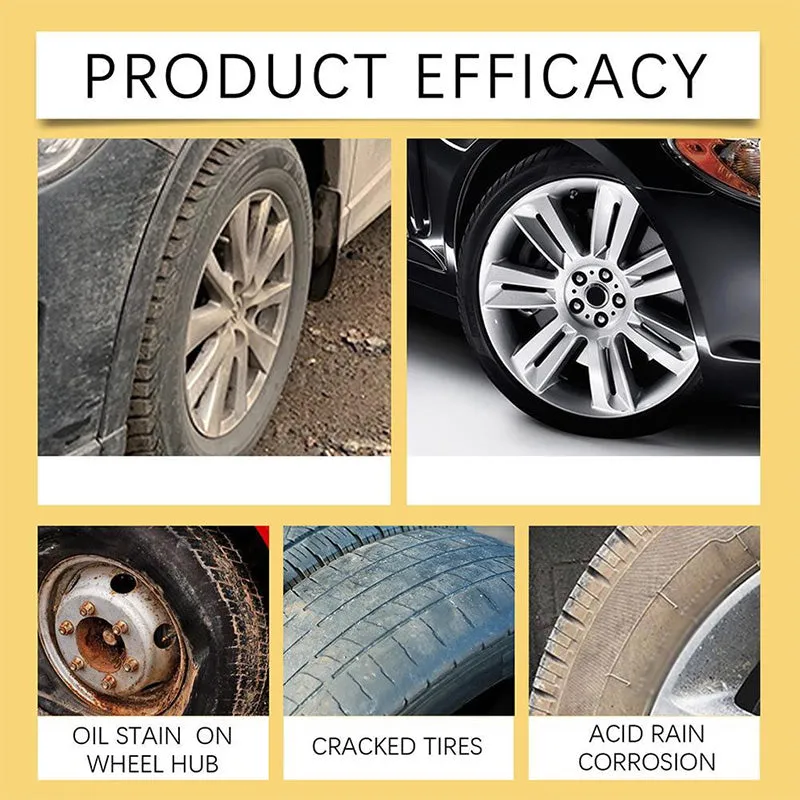 Multipurpose Long-Lasting Car Tire Refurbishment Cream