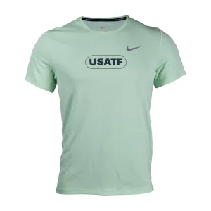 Nike USATF Men's Dri-FIT Miler Short Sleeve T-Shirt