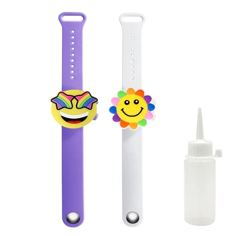 Portable Silicone Wristband Hand Sanitiser Lotion Lotion Holder Dispenser