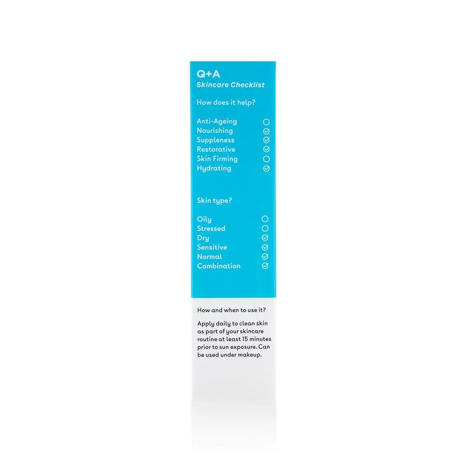 Q A Squalane Hydrating Facial Sunscreen SPF50 50ml