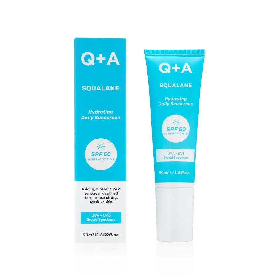 Q A Squalane Hydrating Facial Sunscreen SPF50 50ml