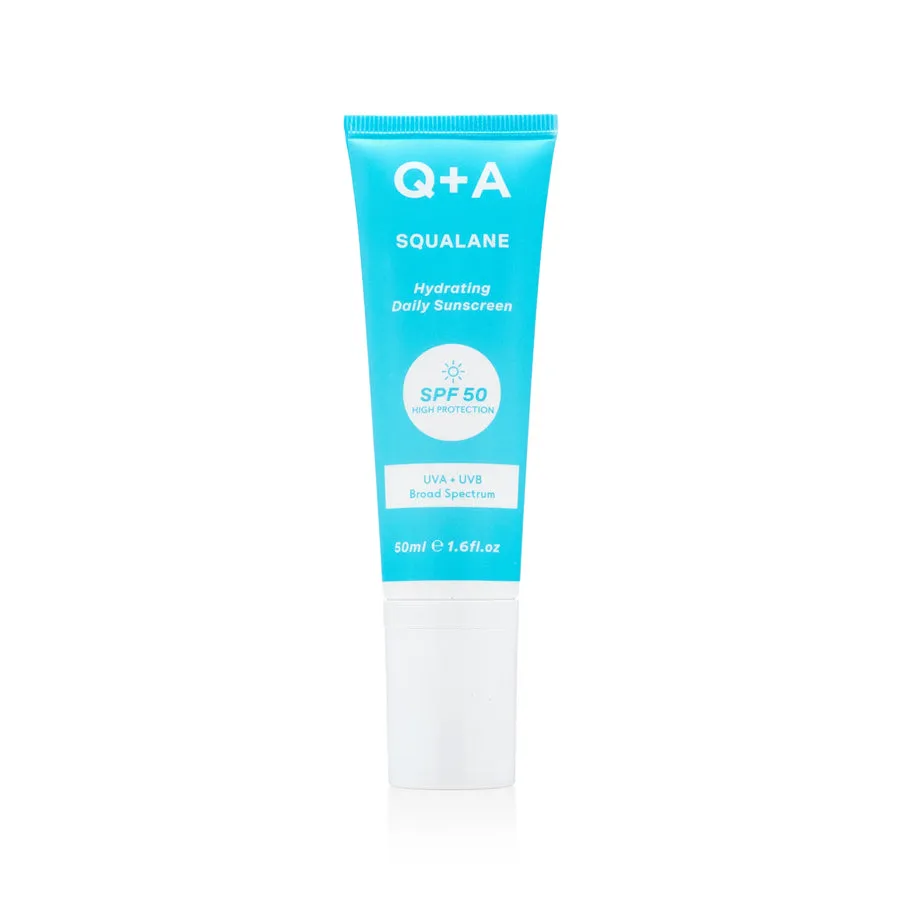 Q A Squalane Hydrating Facial Sunscreen SPF50 50ml
