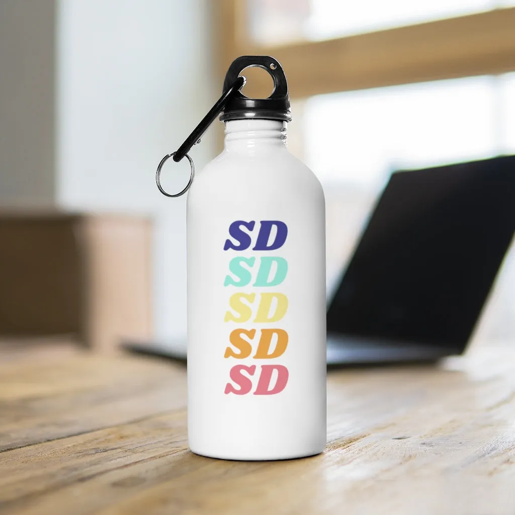 SD SD SD SD SD SD San Diego Stainless Steel Water Bottle