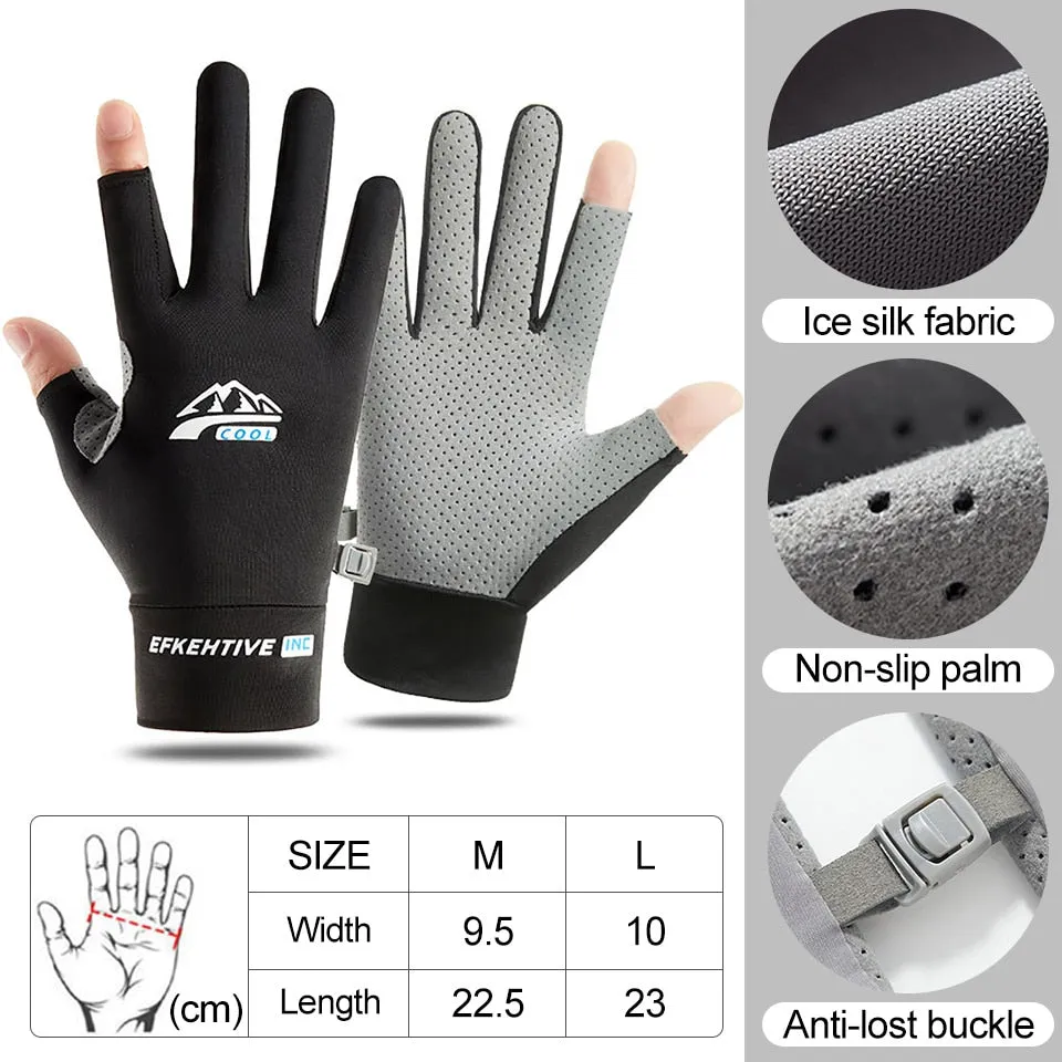 Skyddshandskar - Protection Gloves Breathable Anti-slip Anti-UV Sport Cycling Outdoor Running Gloves Men Women