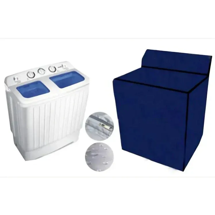 Twin Tub Waterproof Washing Machine Cover -  Blue
